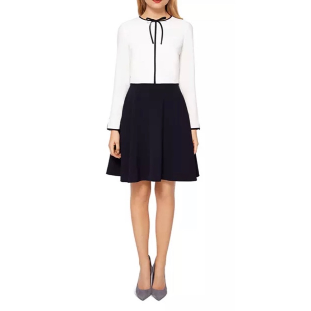 Ted Baker White and Black Dress size 1